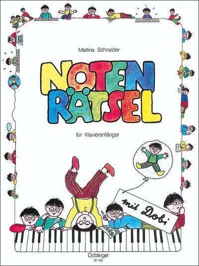Notenrätsel für Klavieranfänger mit Dobi
