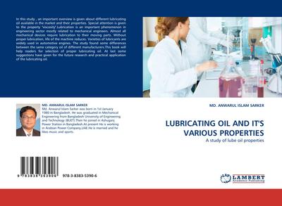 LUBRICATING OIL AND IT’’S VARIOUS PROPERTIES