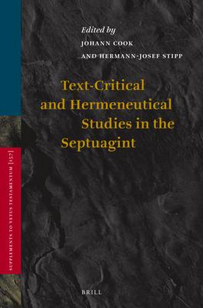 Text-Critical and Hermeneutical Studies in the Septuagint