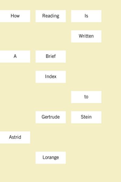 How Reading Is Written