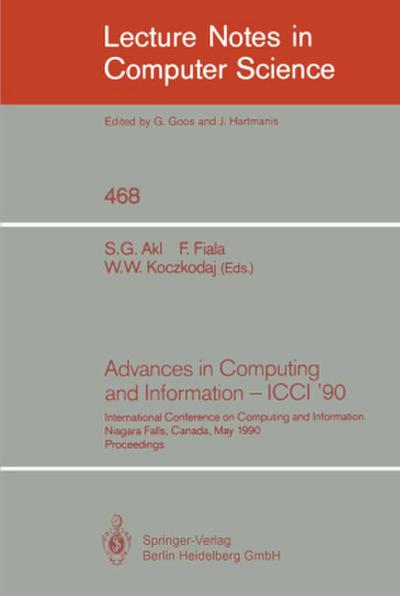 Advances in Computing and Information - ICCI ’90