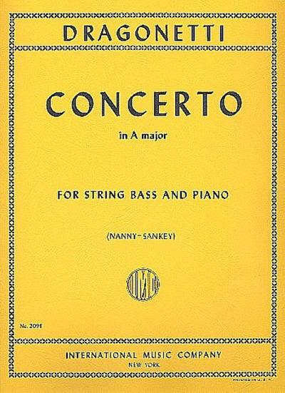 Concerto A majorfor double bass and piano