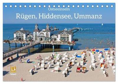 Ostseeinseln Rügen, Hiddensee, Ummanz (Tischkalender 2026 DIN A5 quer), CALVENDO Monatskalender