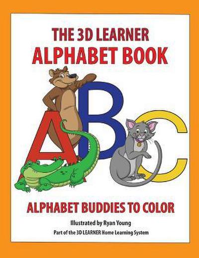 3D Learner Alphabet Book: Alphabet Buddies to Color