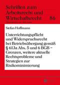 Unterrichtungspflicht und Widerspruchsrecht bei Be