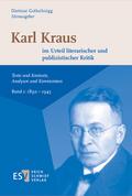 Karl Kraus im Urteil literarischer und publizistischer Kritik 1