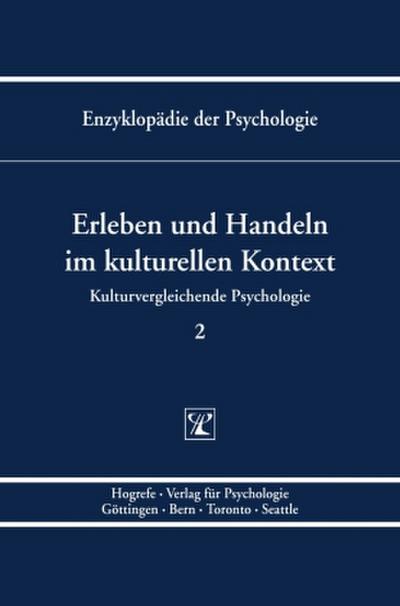 Erleben und Handeln im kulturellen Kontext
