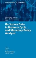Ifo Survey Data in Business Cycle and Monetary Policy Analysis