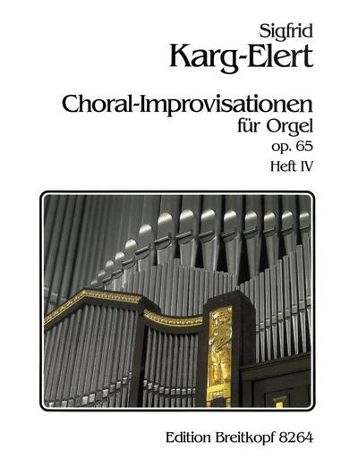 36 Choralimprovisationen op.65 Band 4für Orgel