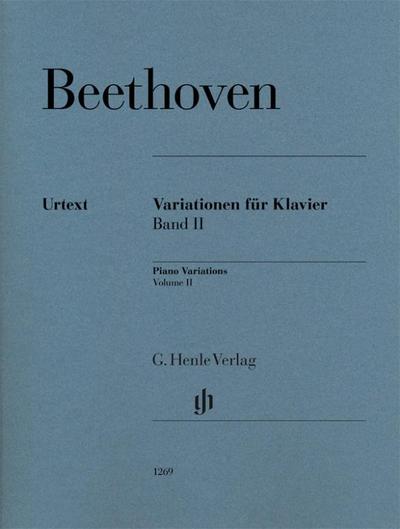 Ludwig van Beethoven - Variationen für Klavier, Band II