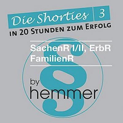 Shorties Box 3, SachenR, ErbR, FamR. Minikarteikarten: In 20 Stunden zum Erfolg.