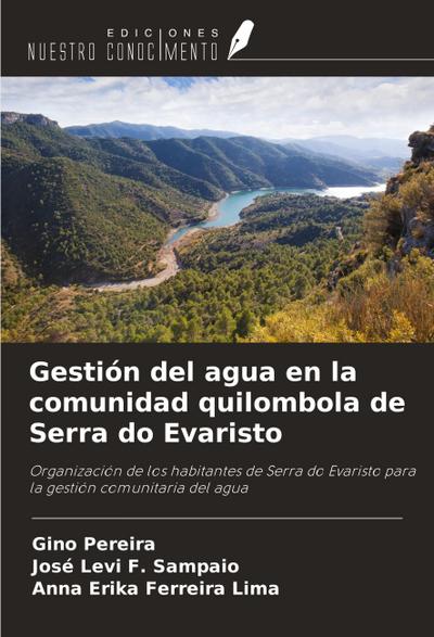 Gestión del agua en la comunidad quilombola de Serra do Evaristo
