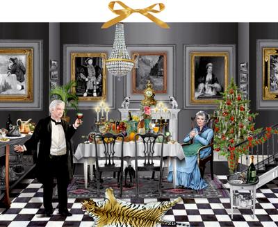 Zettelkalender - Christmas Dinner for One 