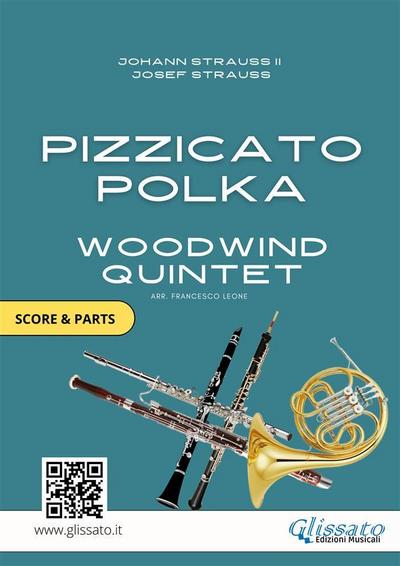 Sheet Music for Woodwind Quintet "Pizzicato Polka" (score & parts)