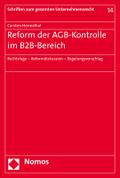 Reform der AGB-Kontrolle im B2B-Bereich