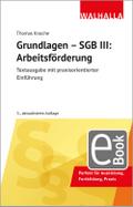 Grundlagen - SGB III: Arbeitsförderung