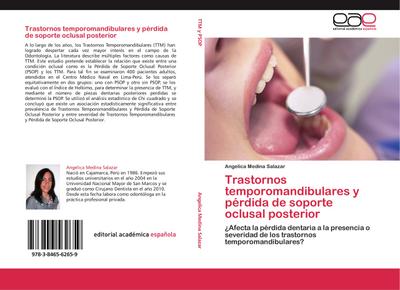 Trastornos temporomandibulares y pérdida de soporte oclusal posterior - Angelica Medina Salazar