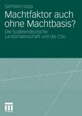Machtfaktor auch ohne Machtbasis?