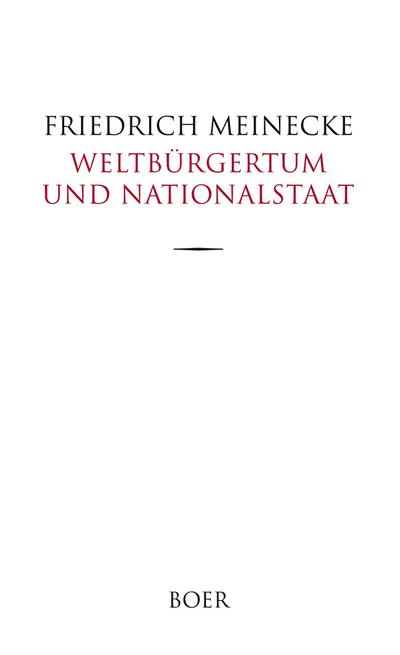 Weltbürgertum und Nationalstaat