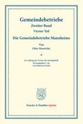 Die Gemeindebetriebe Mannheims.