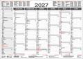 Tafelkalender A4 ’Stabil’ 2027