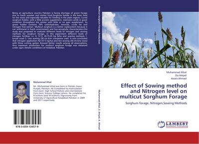 Effect of Sowing method and Nitrogen level on multicut Sorghum Forage