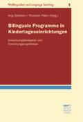 Bilinguale Programme in Kindertageseinrichtungen