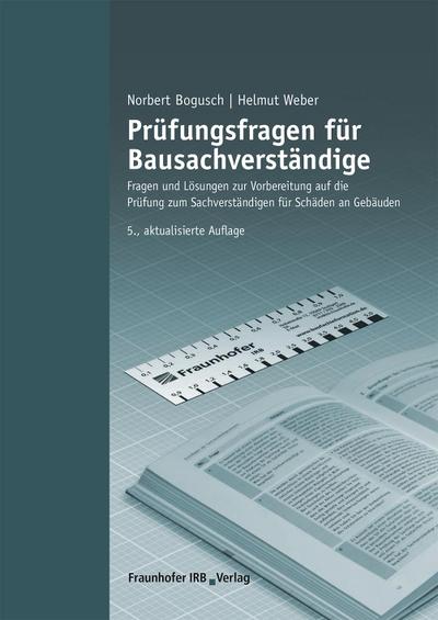 Prüfungsfragen für Bausachverständige.