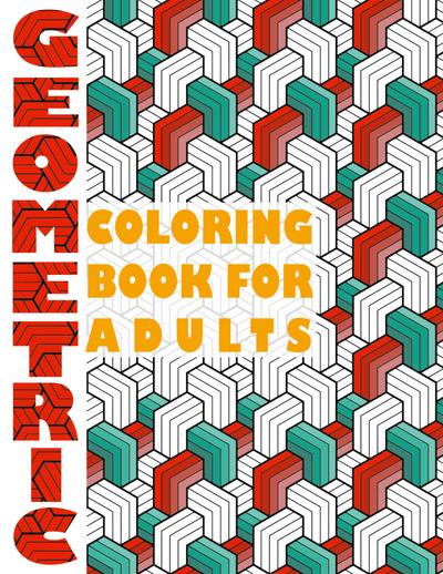 Geometric Coloring Book for Adults