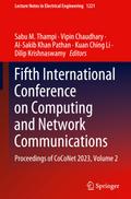 Fifth International Conference on Computing and Network Communications