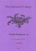 Organ Sonata no.4 for3 recorders (SAB)