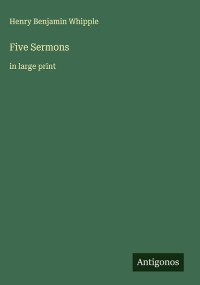 Five Sermons