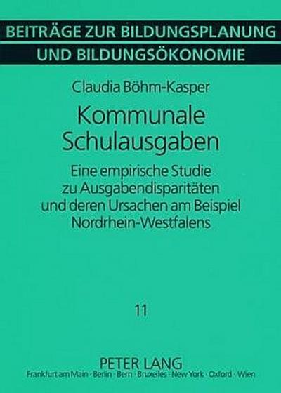 Kommunale Schulausgaben