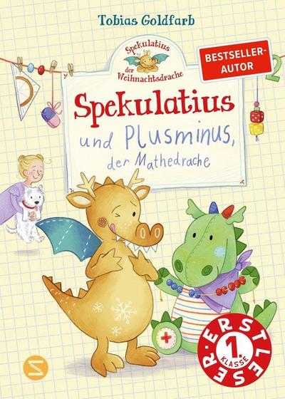 Spekulatius, der Weihnachtsdrache. Spekulatius und Plusminus, der Mathedrache