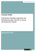 Christliches Handeln angesichts der Klimakatastrophe. Bericht zu einem theologischen Projekt