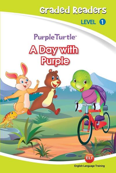 A Day with Purple (Purple Turtle, English Graded Readers, Level 1)