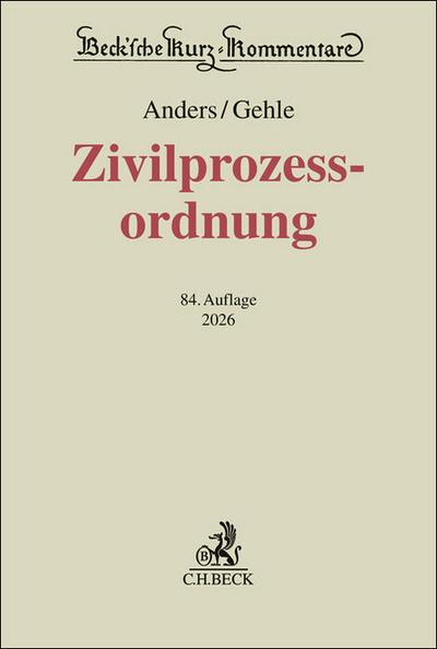 Zivilprozessordnung. ZPO