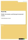 Public Economics and Intergovernmental Grants