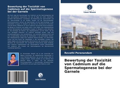 Bewertung der Toxizität von Cadmium auf die Spermatogenese bei der Garnele