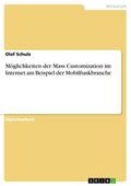 Möglichkeiten der Mass Customization im Internet a