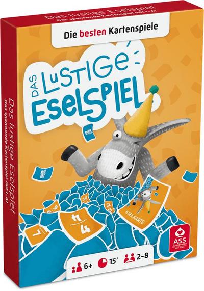 Das lustige Eselspiel in Stülpschachtel