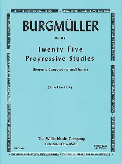 Twenty-Five Progressive Studies op.100for piano