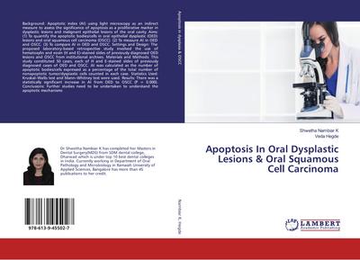 Apoptosis In Oral Dysplastic Lesions & Oral Squamous Cell Carcinoma