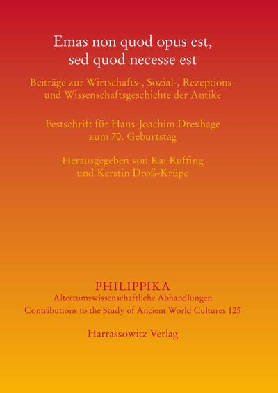 Emas non quod opus est, sed quod necesse est