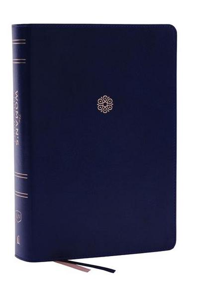 Kjv, the Woman’s Study Bible, Blue Leathersoft, Red Letter, Full-Color Edition, Comfort Print (Thumb Indexed)