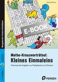 Mathe-Kreuzworträtsel: Kleines Einmaleins