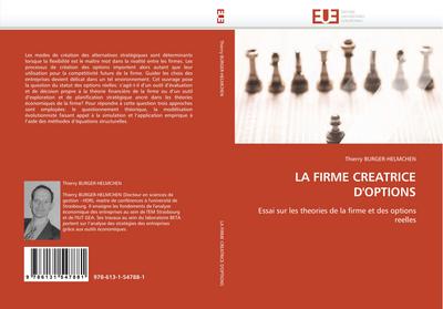 LA FIRME CREATRICE D’’OPTIONS