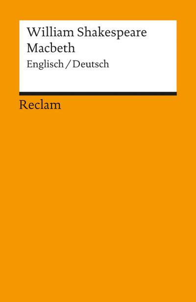 Macbeth: Englisch / Deutsch