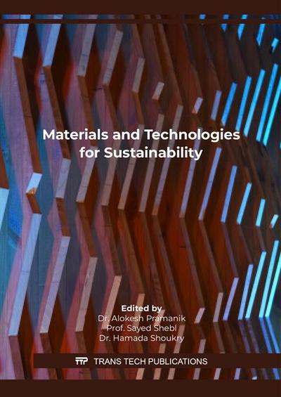 Materials and Technologies for Sustainability