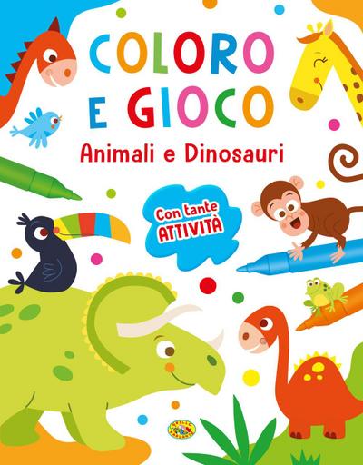 Animali e dinosauri. Coloro e gioco